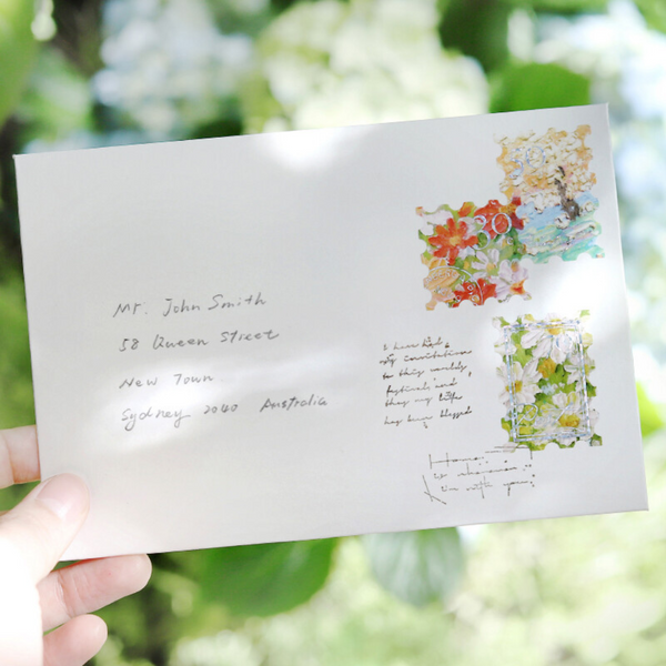 画像をギャラリービューアに読み込む, BGM Foil Stamping Flake Seal: Post Office - The Painting