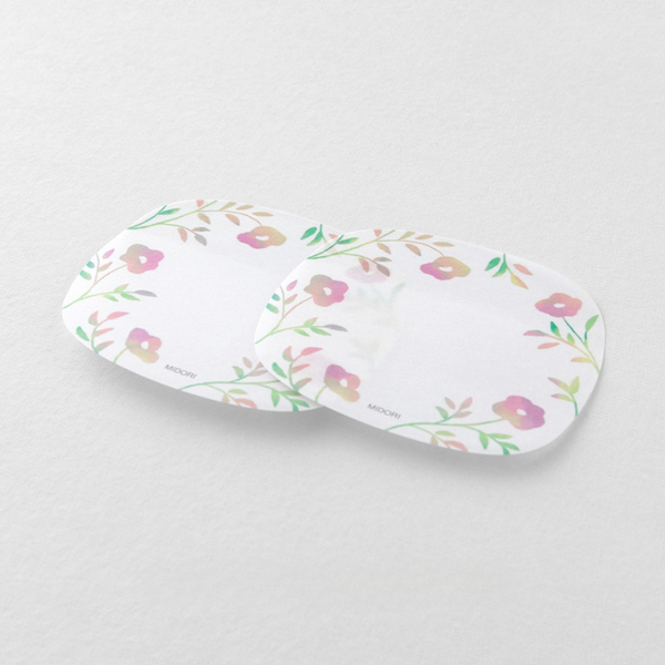 将图片加载到图库查看器,Midori Sticky Notes - Transparency Flower Pink