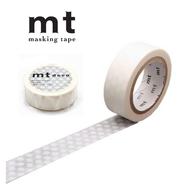 Load image into Gallery viewer, MT Deco Washi Tape - Dot White
