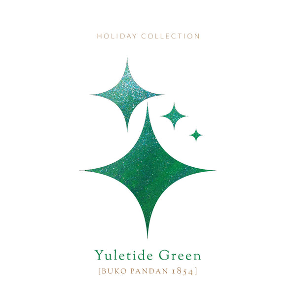 Load image into Gallery viewer, Vinta Inks Holiday Collection 30ml Bottled Ink - Yuletide Green (Buko Pandan 1854)