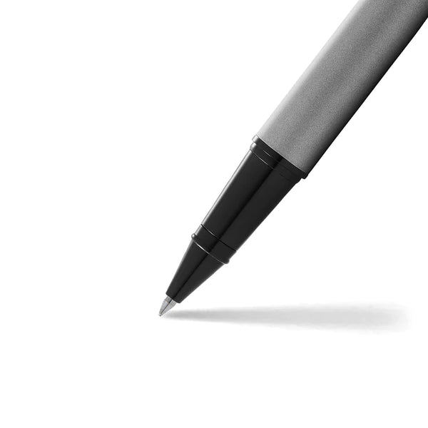 画像をギャラリービューアに読み込む, Sheaffer 300 E9345 Rollerball Pen - Matte Gray Lacquer with Polished Black Trims