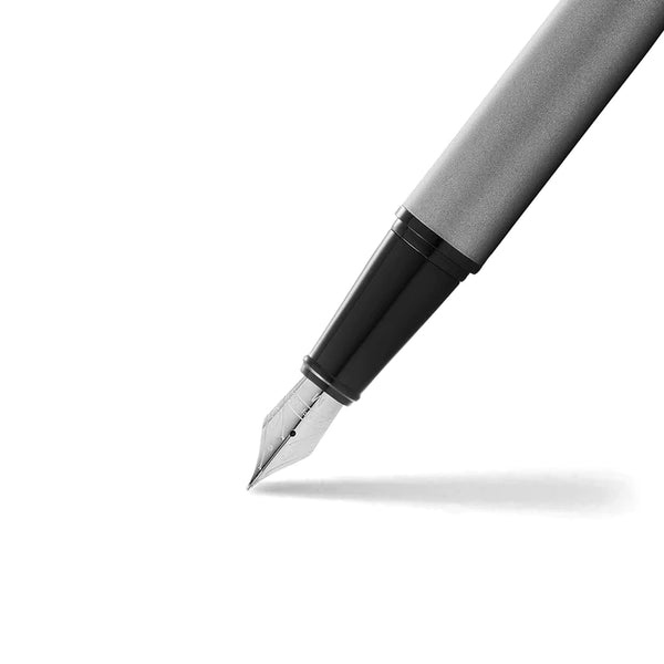 이미지를 갤러리 뷰어에 로드 , Sheaffer 300 E9345 Fountain Pen - Matte Gray Lacquer with Polished Black Trims