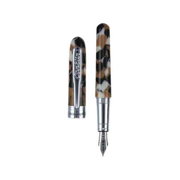 Load image into Gallery viewer, Conklin Minigraph Fountain Pen White Satin