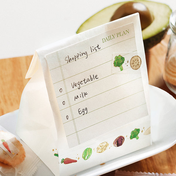 Load image into Gallery viewer, BGM Foil Stamping Masking Tape - Winter Vegetables