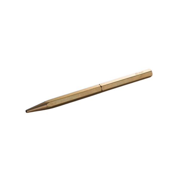 Load image into Gallery viewer, Ystudio Classic Revolve-Slim Ballpoint Pen - Brass