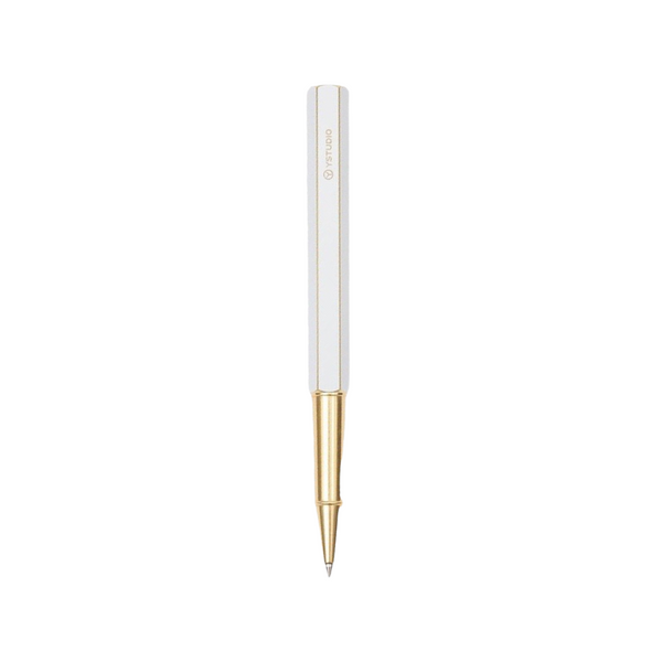 画像をギャラリービューアに読み込む, Ystudio Classic Revolve Rollerball Pen - White