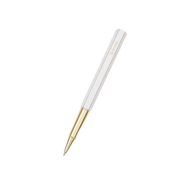 画像をギャラリービューアに読み込む, Ystudio Classic Revolve Rollerball Pen - White