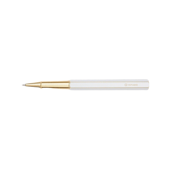 画像をギャラリービューアに読み込む, Ystudio Classic Revolve Rollerball Pen - White