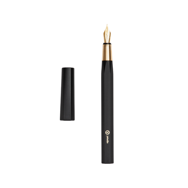 画像をギャラリービューアに読み込む, Ystudio レジン万年筆 ブラック ファイン