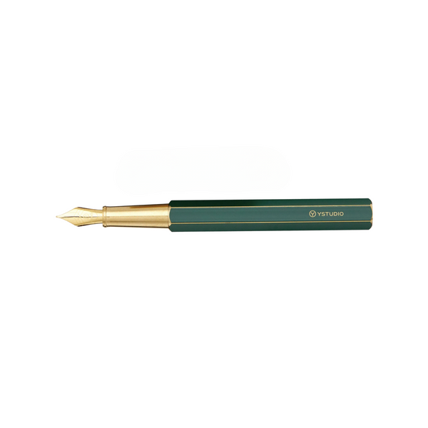 Load image into Gallery viewer, Ystudio Classic Revolve Fountain Pen Green