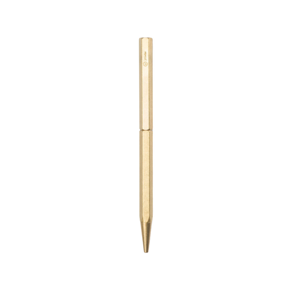 Load image into Gallery viewer, Ystudio Classic Revolve-Slim Ballpoint Pen - Brass