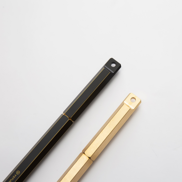 Load image into Gallery viewer, Ystudio Classic Revolve Portable Fountain Pen - Brassing