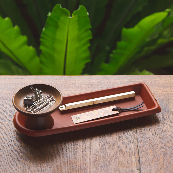 Load image into Gallery viewer, Ystudio Classic Revolve Portable Fountain Pen - Brassing