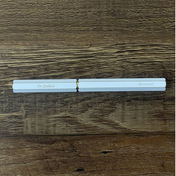 画像をギャラリービューアに読み込む, Ystudio Classic Revolve Rollerball Pen - White