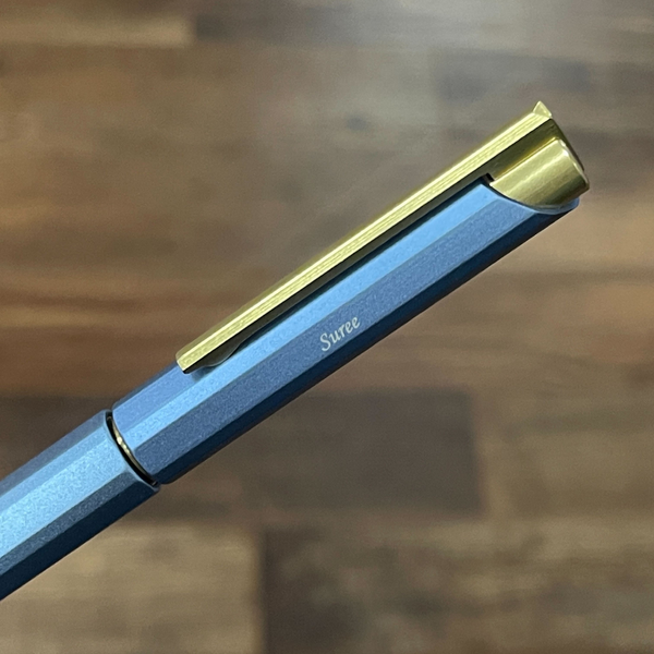 画像をギャラリービューアに読み込む, Ystudio Glamour Evolve-Bihex ローラーボールペン ブルージン