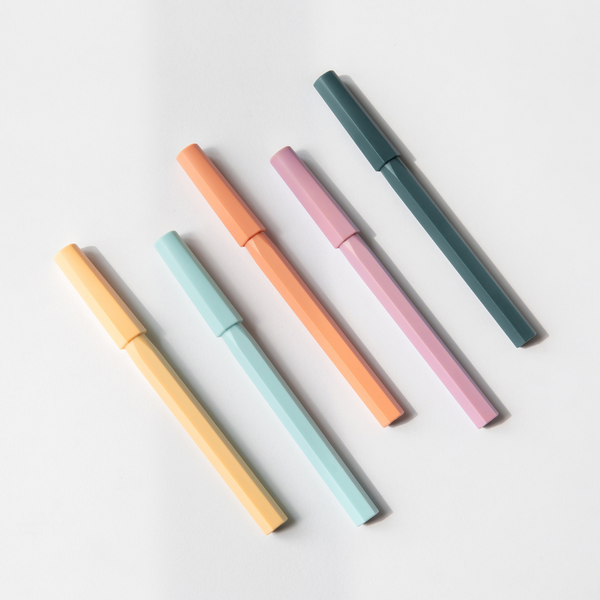 이미지를 갤러리 뷰어에 로드 , Ystudio Glamour Evolve-Ocean Sustainable Rollerball Pen - Sky Blue