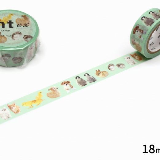 将图片加载到图库查看器,MT EX Washi Tape - Baby Animals