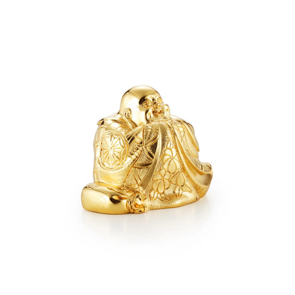 将图片加载到图库查看器,Royal Selangor Gilt Laughing Buddha Figurine