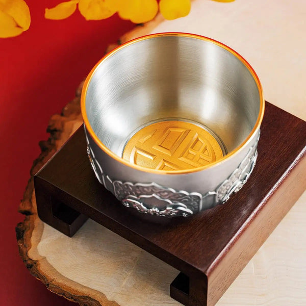 将图片加载到图库查看器,Royal Selangor Wealth Bowl - Five Blessings