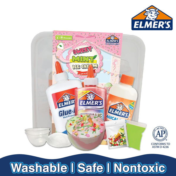 이미지를 갤러리 뷰어에 로드 , Elmer’s DIY Slime Kit - Sweet Mint Ice Cream