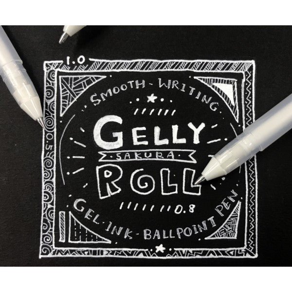 Load image into Gallery viewer, Sakura Gelly Roll Gel Pens, Opaque Bright White Ink, Medium Point