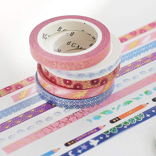 이미지를 갤러리 뷰어에 로드 , BGM Gold Pencil Washi Tape, BGM, Washi Tape, bgm-gold-pencil-washi-tape, 2022 Jul New, Cityluxe