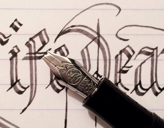 Load image into Gallery viewer, Kaweco Calligraphy Insert 060 Twin, Steel Nib, With Thread