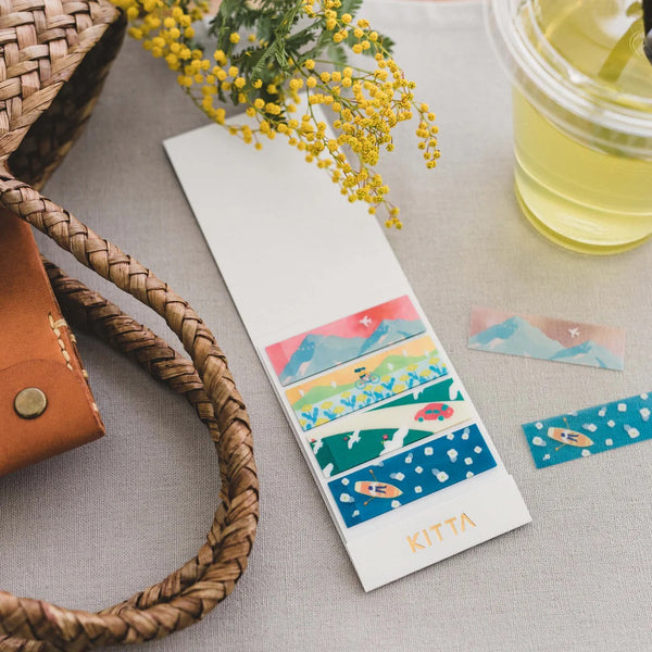 이미지를 갤러리 뷰어에 로드 , KITTA Masking Tape - Clear Flower