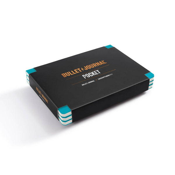 Load image into Gallery viewer, Leuchtturm1917 Bullet Journal Pocket A6 Softcover Notebook in Turquoise25 with dotted pages—compact and lightweight with a vibrant turquoise cover, ideal for journaling on the go.