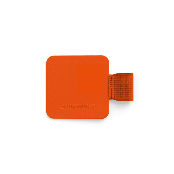 将图片加载到图库查看器,Leuchtturm1917 Pen Loop in Pumpkin orange – notebook accessory with elastic pen holder.