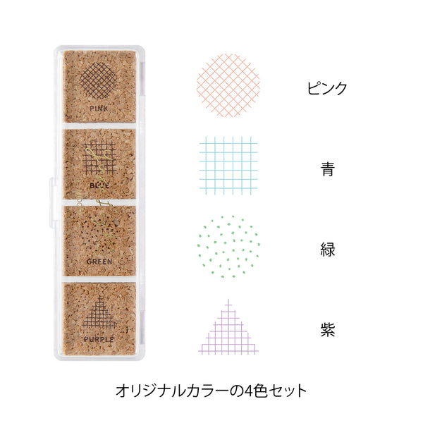Load image into Gallery viewer, Midori Yuru Log Pre-inked Stamp Geometry, Midori, Pre-inked Stamp, Yuru Log, Midori Pre-inked Stamp, Cityluxe