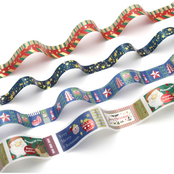 将图片加载到图库查看器,MT Christmas 2025 Washi Tape perfect for festive journaling, cards, and elegant holiday gift wrapping.