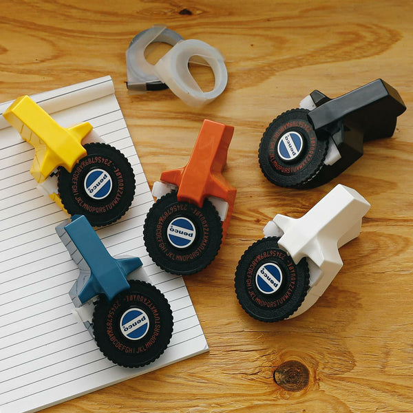 Load image into Gallery viewer, Penco Tape Writer – label maker by Hightide with retro design and black embossed tape.