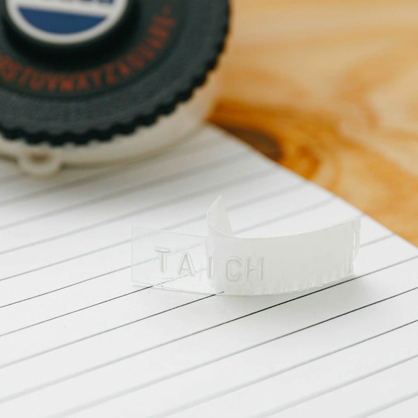 将图片加载到图库查看器,Penco Tape Writer Refill Set B – 9mm embossing label tape refills in clear and black for Penco label maker (DP115).