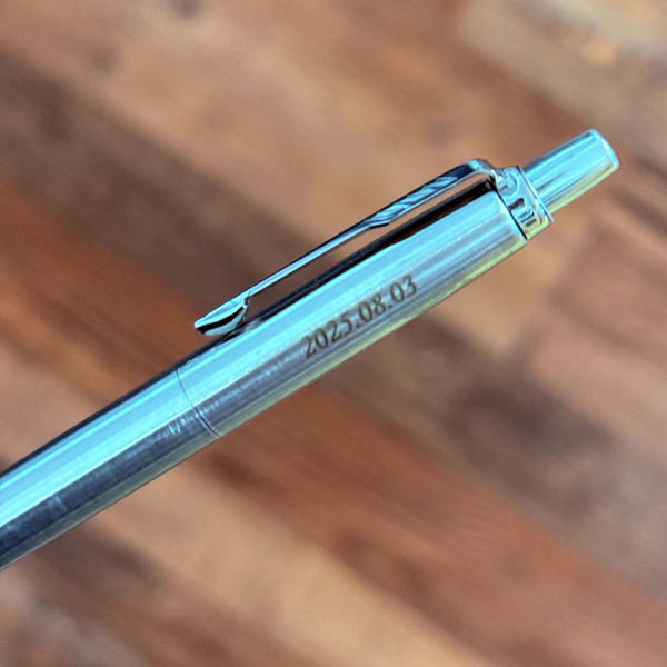 Load image into Gallery viewer, Personalized Name Engraving On Parker Jotter Stainless Steel CT Ballpoint Pen