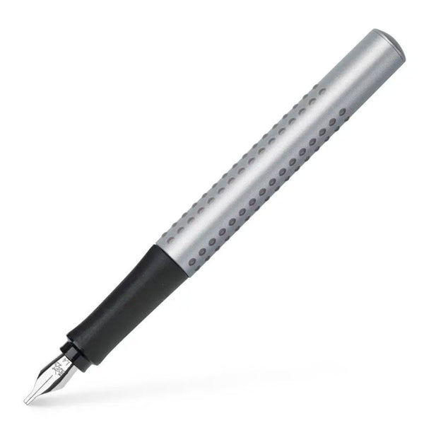 Load image into Gallery viewer, Faber-Castell Grip Fountain Pen Calligraphy Set silver (1.1/ 1.4/ 1.8)