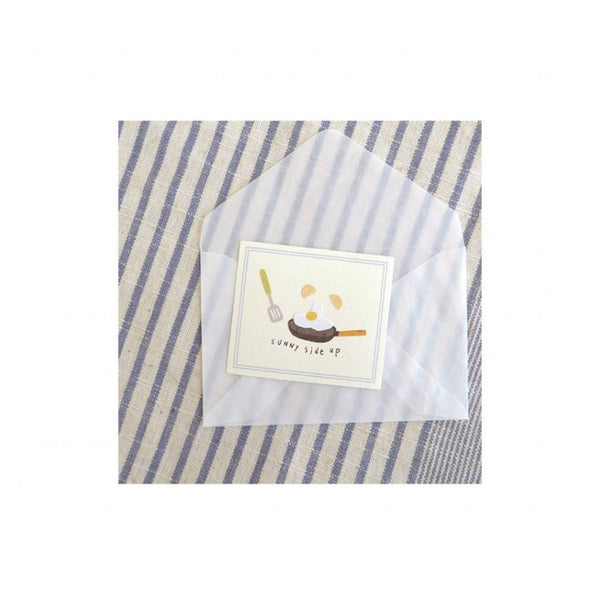 Load image into Gallery viewer, Suatelier Daily Deco Sticker Eggtime sheet featuring hand-drawn eggs, frying pans, and breakfast cooking motifs.