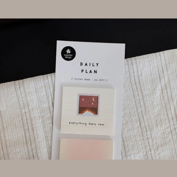 画像をギャラリービューアに読み込む, Suatelier Daily Deco Sticker Tiny Moments sheet featuring cozy window illustrations of people and plants in everyday scenes.