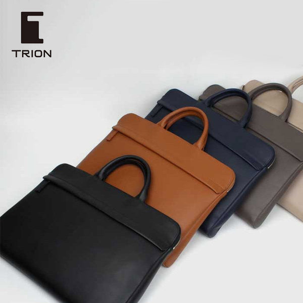将图片加载到图库查看器,Trion AA113 15" Leather Bag Navy, Trion, Briefcase, trion-aa113-leather-bag-navy, Blue, Cityluxe