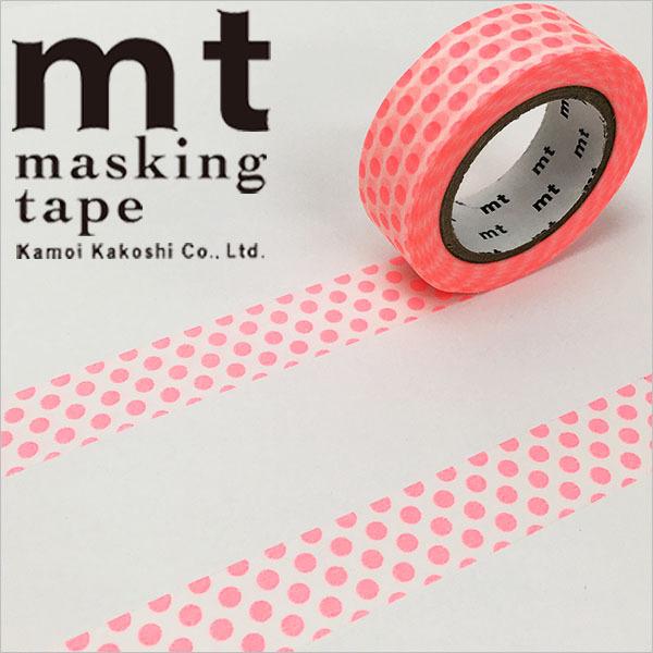 Load image into Gallery viewer, MT Deco Washi Tape Dot Shocking Red