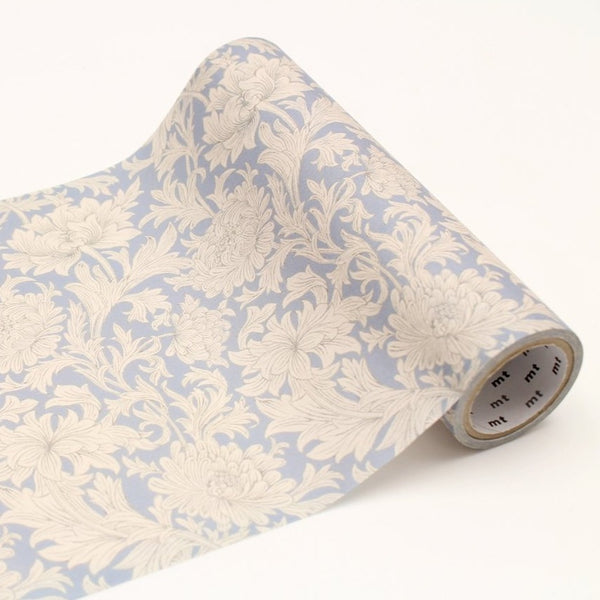 Load image into Gallery viewer, MT Wrap S William Morris Chrysanthemum Toile, MT Tape, Washi Tape, mt-wrap-155mm-william-morris-chrysanthemum-toile-mtwrmi56, blue, For Crafters, mt wrap, mtwrap, washi tape, Yellow, Cityluxe