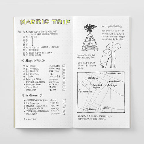 이미지를 갤러리 뷰어에 로드 , Traveler's Notebook Refill 026 (Regular Size) - Dot Grid, Traveler's Company, Notebook Insert, travelers-notebook-refill-026-regular-size-dot-grid, Dotted, For Travellers, tn2019ss, traveler, Cityluxe