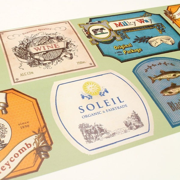 Load image into Gallery viewer, MT Remake Sheet Vintage Illustration, MT Tape, Washi Tape, mt-remake-sheet-vintage-illustration-mtcar0029, For Crafters, mt casa, mtcasa, washi tape, Cityluxe