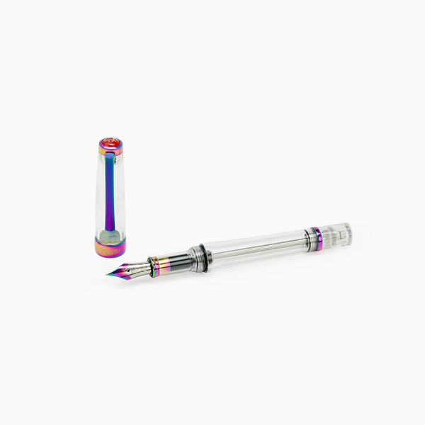 Load image into Gallery viewer, TWSBI VAC 700R Fountain Pen IRIS, TWSBI, Fountain Pen, twsbi-vac-700r-fountain-pen-iris, can be engraved, Clear, demonstrator, Multicolour, Cityluxe