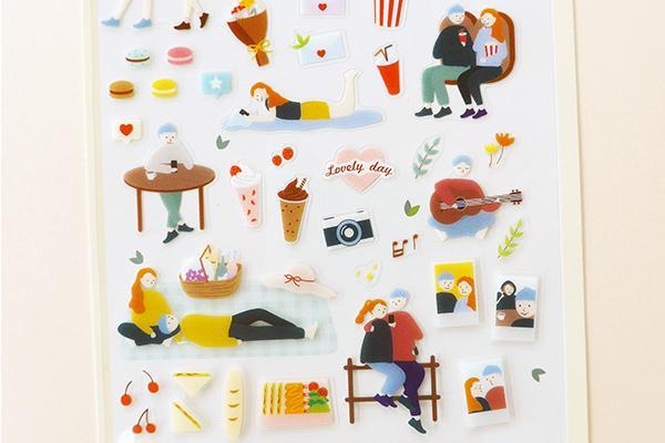 画像をギャラリービューアに読み込む, Suatelier Lovely Day Sticker, Suatelier, Sticker, suatelier-lovely-day-sticker-1064, For Crafters, Stickers, Cityluxe