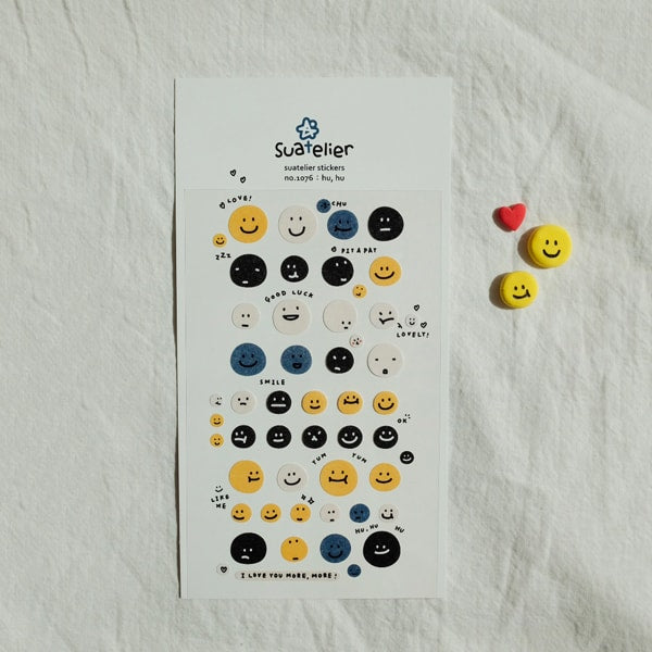 Load image into Gallery viewer, Suatelier Hu Hu sticker, Suatelier, Sticker, suatelier-hu-hu-sticker, For Crafters, New Arrival, Stickers, Cityluxe