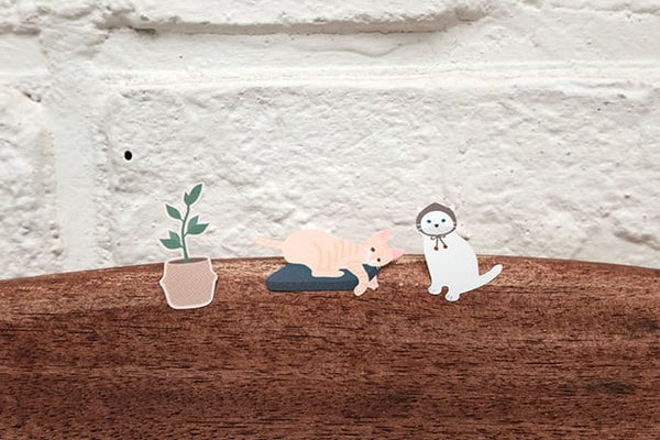 画像をギャラリービューアに読み込む, Suatelier Meow sticker, Suatelier, Sticker, suatelier-meow-sticker, For Crafters, Stickers, Cityluxe