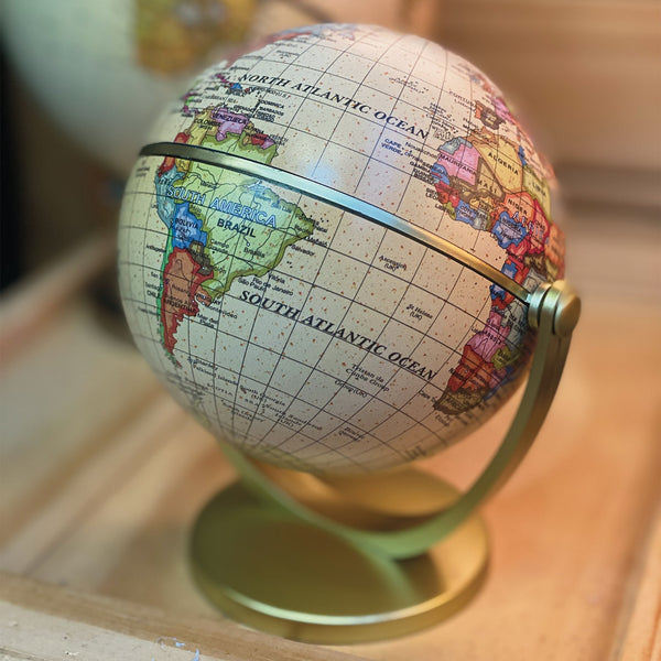 将图片加载到图库查看器,Luxo Antique Globe, Mini Desktop - 10cm, Luxo, Other, antique-globe-mini-desktop-10cm, , Cityluxe