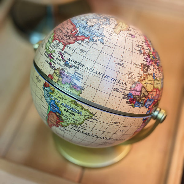 将图片加载到图库查看器,Luxo Antique Globe, Mini Desktop - 10cm, Luxo, Other, antique-globe-mini-desktop-10cm, , Cityluxe