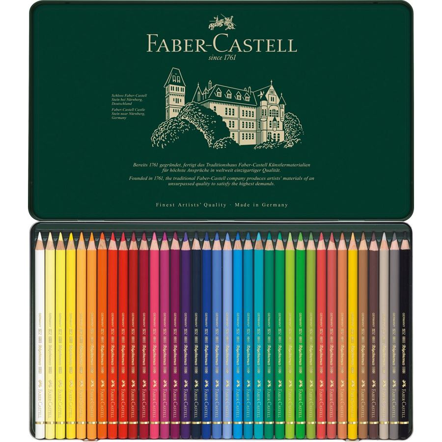 Faber-Castell Polychromos Artist Colour Pencil Set of 36 – Cityluxe